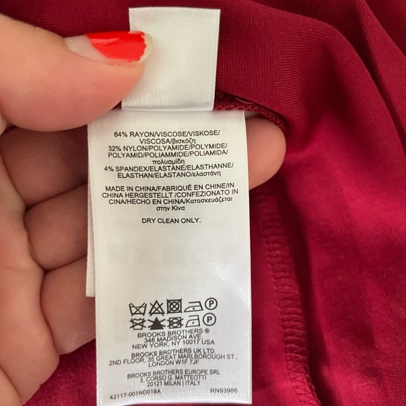 Brooks Brothers red shift knit dress - Picture 9 of 11